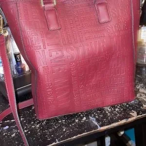 Steve madden burgundy purse hotsell